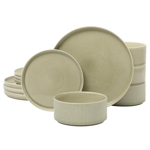 Gibson Elite Solana Coast 12 Piece Stoneware...
