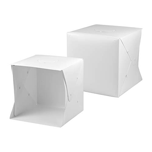 Tragbares Schießzelt 40 cm Photo Studio tragbar LightBox Photo Studio mit Hintergrund 6 Stück – Bild 3