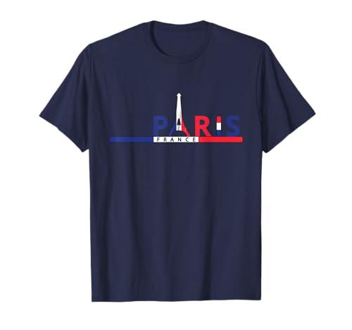 Paris Tour Eiffel Souvenirs Evénements France Drapeau I Love Paris T-Shirt