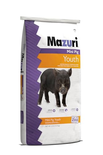 Mazuri Mini Pig Youth Diet Pig Food, 25 lb Bag