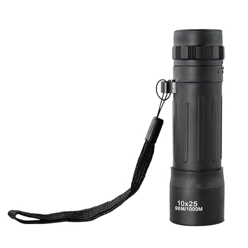 VOCUE 10x25 Monocular Telescopes, Portable Monocular Telescopes for Outdoor Mountaineering Bird Watching