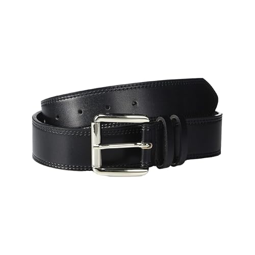 Stacy Adams Men's Dylan 40mm Burnished Leather Belt