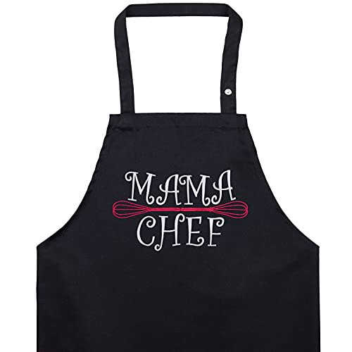 Tablier brodé MAMA CHEF idée cadeau de Muttertag idéal pour une épouse adorée