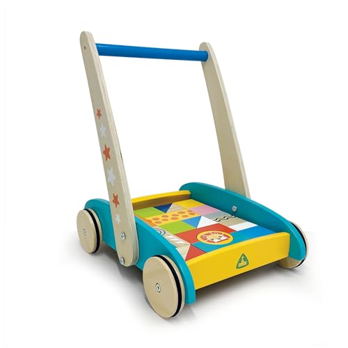 Early Learning Centre Wooden Toddle Truck and Bricks With Blocks for Children From 1 Year - ELC Toddler Walker