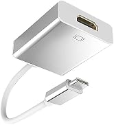 RuhZa Type C to HDMI Adapter, USB C to HDTV Converter for Mac-Book Pro, New Air/iPad/Surface, (No...