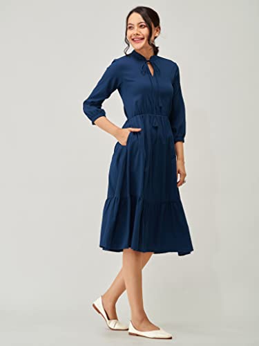 Image of AASK Women Fit and Flare Dress