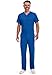 Dickies Scrub Pant for Men Natural Rise Drawstring Bottoms with 6 Pockets and Back Elastic Waistband - DK015, XL, Royal
