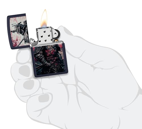 Encendedor Zippo Samurai Warrior - Navy Matte miniatura 5