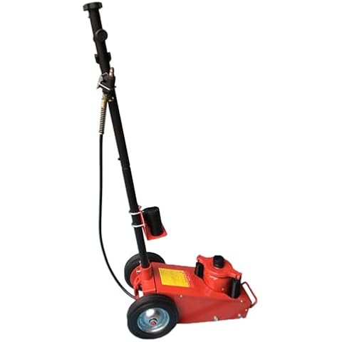 Parts-Diyer 22 Ton Air Hydraulic Floor Jack Quick Lift Air Axle Bottle Jacks Heavy Duty Steel Service Repair Lifting Tool for Trucks with 4 Extension Saddle Set and Wheels 44,000lbs Capacity Cover