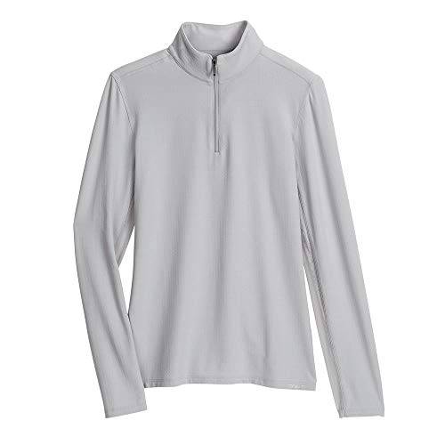 CoolBlast 100 Ladies' Long Sleeve Shirt, Color: Silver, Size: Small