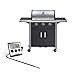 Produktbild Enders Gasgrill CHICAGO 3 - BBQ - Bundle mit extra Fleischthermometer - 3 Edelstahl-Brenner stufenlos, Gas Grill mit Grillwagen, Grillhaube, abklappbare Seitenablagen