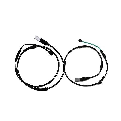 Verschleißsensor Für BMW F10 F11 F12 F13 528I 535I 550I 640I Bremsinduktionsdraht Vorne + Hinten Bremsbelagsensor 34356791958 + 34356791962 Bremse Belag Verschleiß Sensor