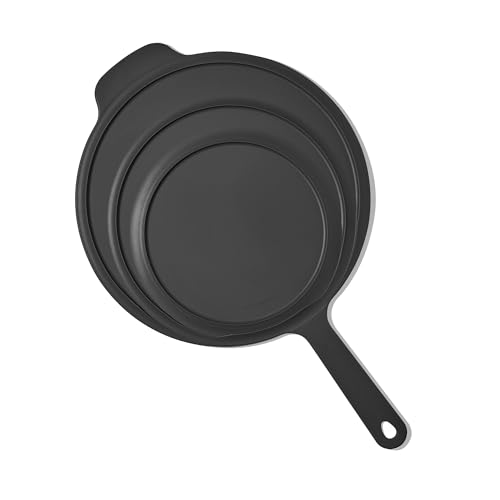 Made In Cookware - Frying Pan Silicone Universal Lid - 9 in 1 Design Fits Multiple Pans - Oven Safe 400F - Graphite