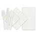 White Solid Luncheon Paper Napkins (Pack of 20) - Elegant & Durable Design - Perfect for Parties, Events & Celebrations