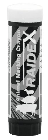 RAIDEX Raidl Maxi - Weißer Viehzeichenstift, 0.7mm, Beidhändig, 10er Pack