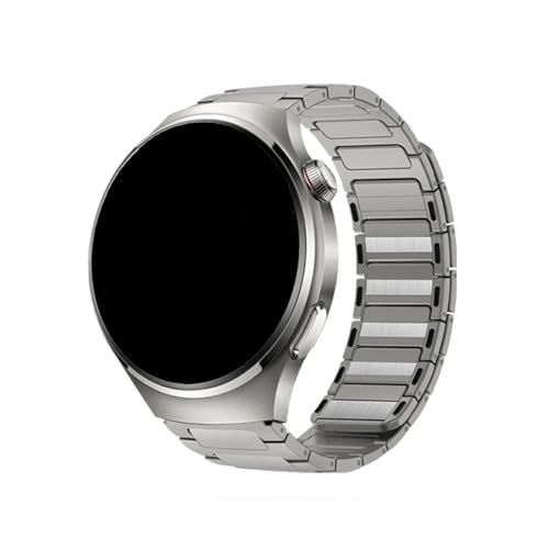 [LOKLNEYK] 22mm�X�e�����X�|�x���g�ɓK������Huawei Watch 4 Pro GT5 Pro 46mm/Oneplus 2R/Amazfit T-rex3(Titanium color,For Huawei GT5 46mm)