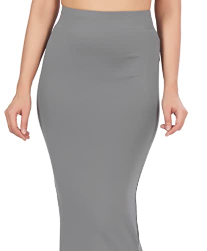 Image of Studio Shringaar Women's Pure Cotton Stretchable Saree Shapewear Petticoat