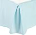 Clara Clark Premier 1800 Collection Solid Bed Skirt Dust Ruffle, King, Aqua Light Blue