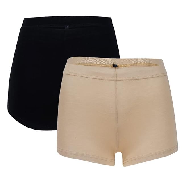SunFlux® Women's Boy Shorts Panty | High Coverage 100% Cotton Panty Set for Women |Mid Waist Boyleg Panty-image-44
