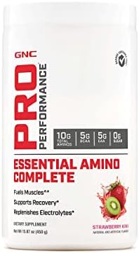 GNC Pro Performance Essential Amino Complete, Strawberry Kiwi, 15.87 oz, Supports Muscle Recovery