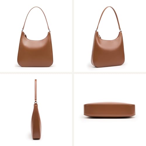 Image of Crescent Bag Shoulder Bag Trendy Purses for Women 2026 with Zipper Closure