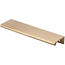 Top Knobs - TK503HB - Europa Tab Pull 6" - Europa Cabinet Pull, Mercer Series | Solid Metal Zinc Construction, Durable & Polished | Modern Design for Cabinets & Drawers - Honey Bronze