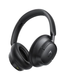 Baseus EH10 NC Cuffie Bluetooth con Cancellazione del Rumore Ibrida Attiva -45 dB, Cuffie Over-Ear Hi-Res & Audio LDAC con 5 Microfoni AI, 80 h di Autonomia, Bluetooth 6.0, Connessione Multipunto