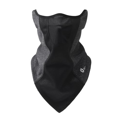 Oscenny Cache Cou,Coupe-Vent,Longueur réglable,Boucle d’Oreille Stable,Tour de Cou Moto pour Vélo Ski Moto Hiver Zone hautement Respirante pour Hommes...