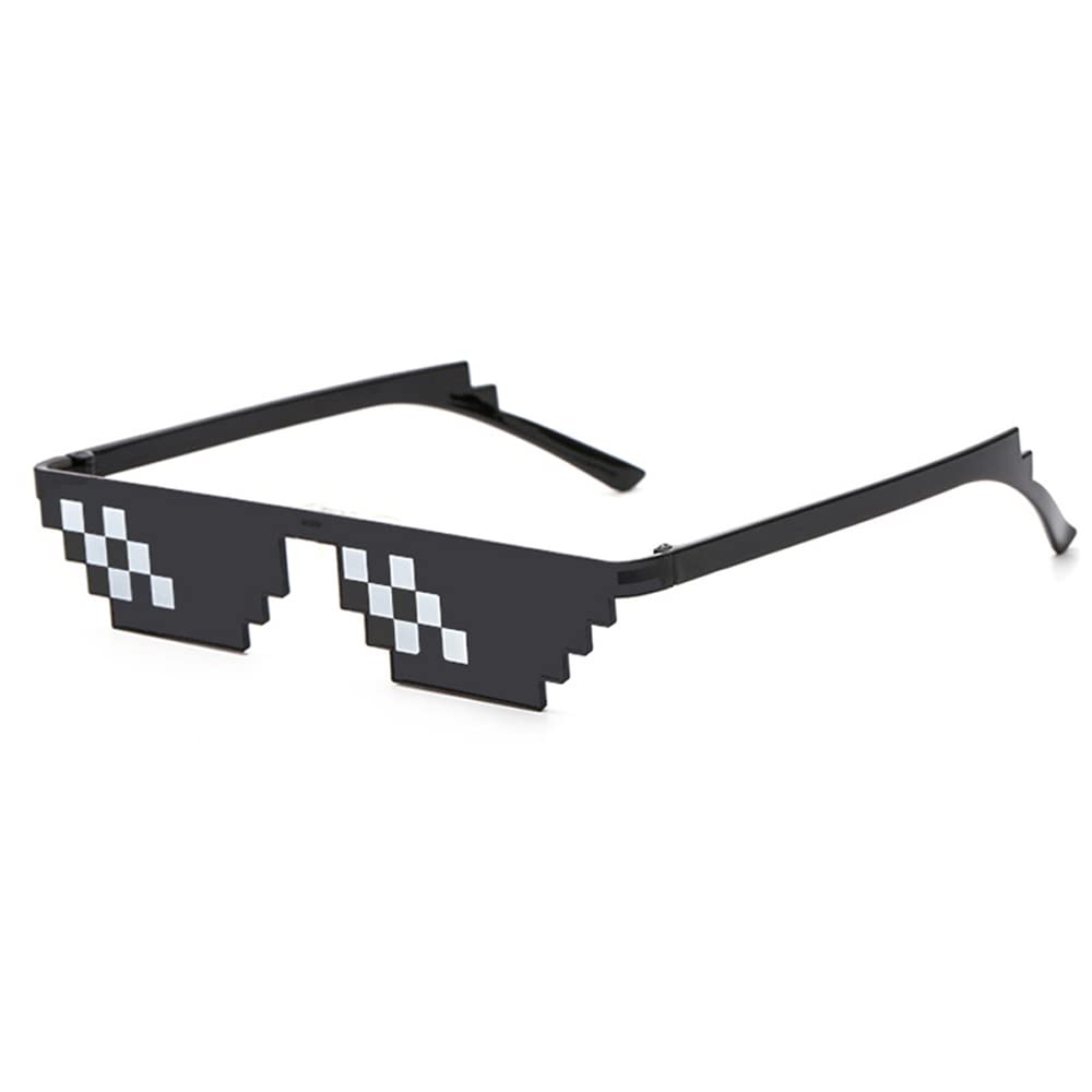 ⭐️【thug1016】⭐️ Amazon.com: zeroUV Novelty Rimless Thug Life Meme Sunglasses