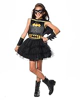 Rubie's Girls Batgirl Tutu Dress Costume, Black, 4-6 Years US