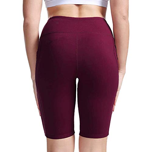 CPNG Yogabroek voor dames, hoge taille, yoga, korte buikbesturing, training, hardlopen, yogabroek - Afbeelding 4