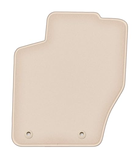 Tapis de sol velours pour Peugeot 307 SW anti-usure couleur beige conducteur