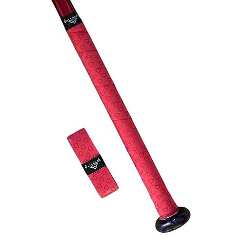 Grip de batte de baseball rouge pour une prise antidérapante maximale - 2