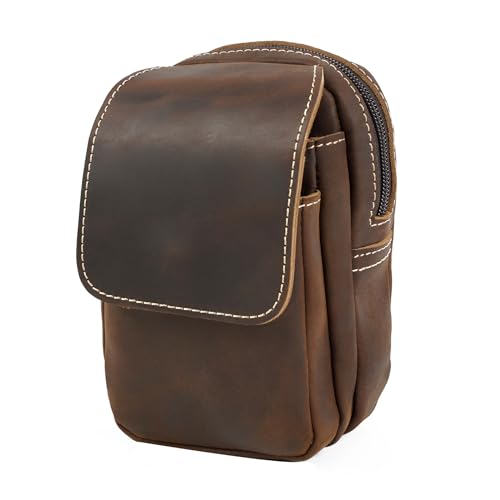 Sac banane en cuir véritable idéal pour voyages festivals et sorties urbaines