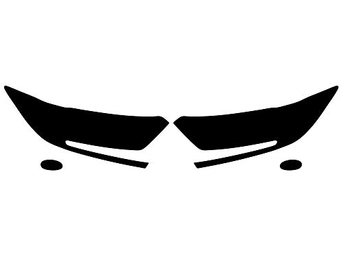 Rvinyl Headlight Tint Covers Compatible with Honda CR-V 2017-2022 - Matte Smoke