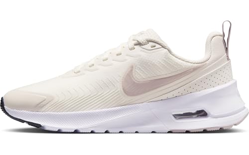 NIKE Air MAX Nuaxis Zapatillas-Mujer, Shoes, Sail/Platinum Violet-Phantom-Comet Red, 42.5 EU