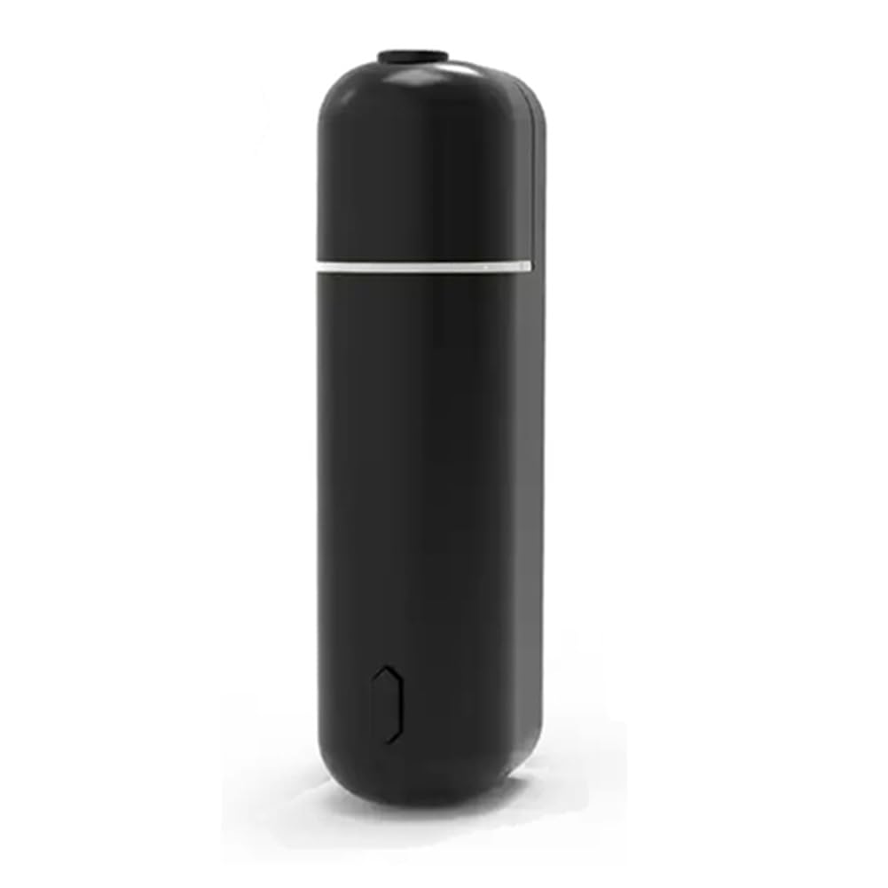 Pluuttiem Car Aroma Diffuser Mini USB Rechargeable Scent Machine Fragrance Oil Car Air Freshener Essential Oil Diffuser VentClip,A