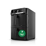Bosch Friggitrice ad Aria Serie 6, XXL Doppio Cestello 12L, 2 Cestelli da 6L con Funzione SYNC...