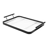Sofisticada: el diseño de rayas el visual de su hogar, convirtiéndolo en una adición elegante a cualquier habitación, bandeja decorativa para encimera de cocina, bandeja decorativa para servir