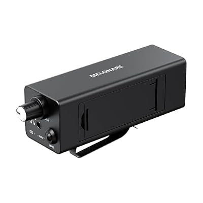 Melonare Portable Wired in-Ear Monitor Amplifier, Headphone Amp with XLR/TRS Inputs, Mono/Stereo Mode & One‑Touch Mute Control, in-Ear Monitor System for Drummer, Band, Studio (WM-1)