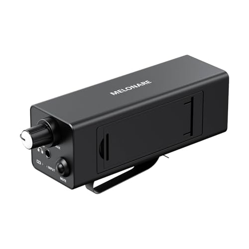 MELONARE Portable Wired in-Ear Monitor Headphone Amp XLR TRS WM-1