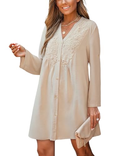 Robe d'été pour femme avec boutonnière idéale contre la chaleur