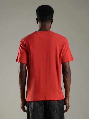 Image of Solid Relaxed Fit Cotton T-Shirt