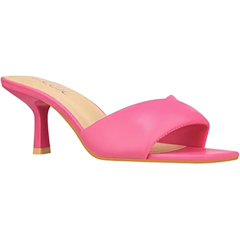ILLUDE Women’s Low Heel Mules Cover