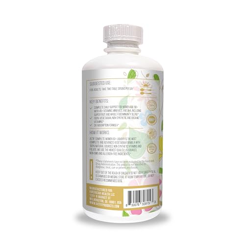 ACTIF Complete Organic Liquid Multivitamin for Women 50+