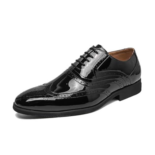 Chaussures habillées Oxford brogues en cuir pour homme soulier de ville