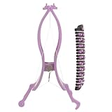 PAMINGONO Gesichtsepilierer für Frauen mit Violett Abs und Baumwolle Handlicher Epilierer zur Sanften Haarentfernung von Gesichts und Lippenhaaren Rutschfestes Design für Reisen
