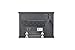 GMHome 14 Inches Mini Electric Fireplace Tabletop Space Heater Freestanding Fireplace Log Fuel Effect, 1200 W, Metal – Black