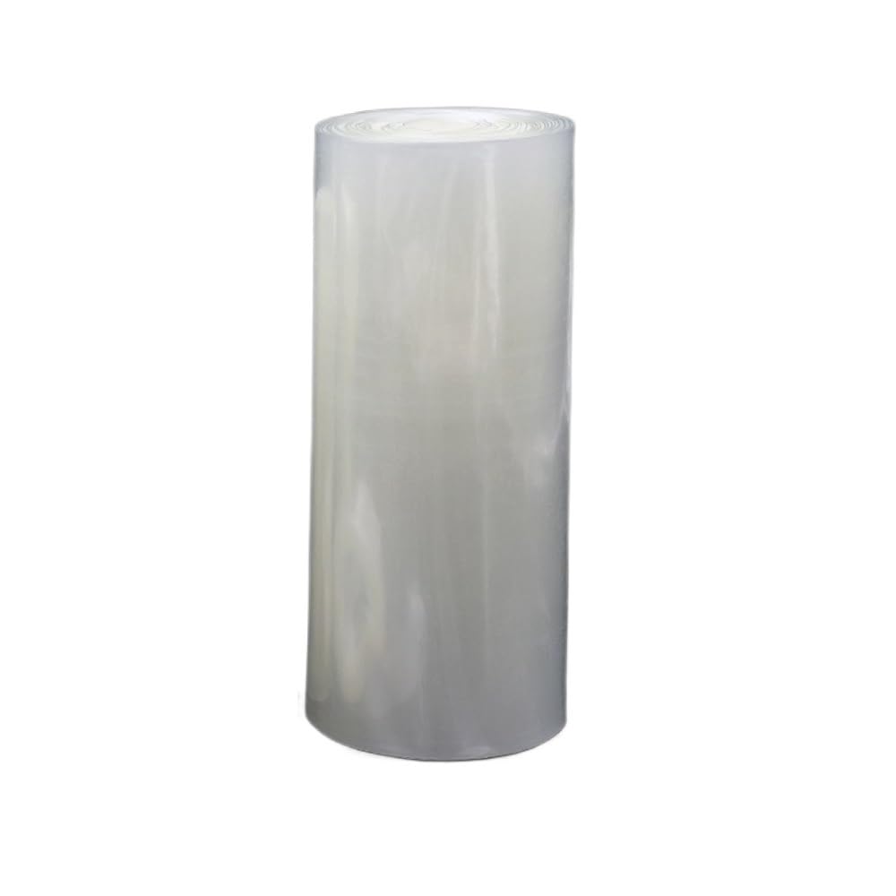 Tubo termorretráctil de PVC 18650 Transparente, diámetro 18,8-190 mm, Envoltura de película, Funda for Cable, Tubo termorretráctil eléctrico, 1 Unidad(118MM*20 Meters)