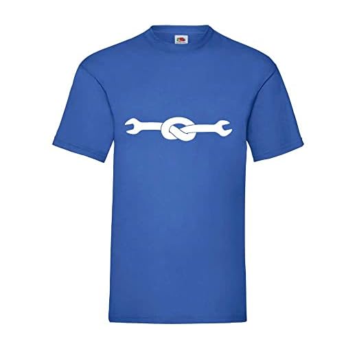 Maulschlüssel mit Knoten Männer T-Shirt Royal Blau 3XL - shirt84.de